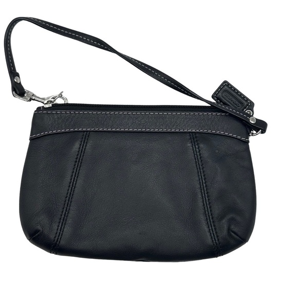 COACH Black Leather Wristlet - Picture 5 of 8